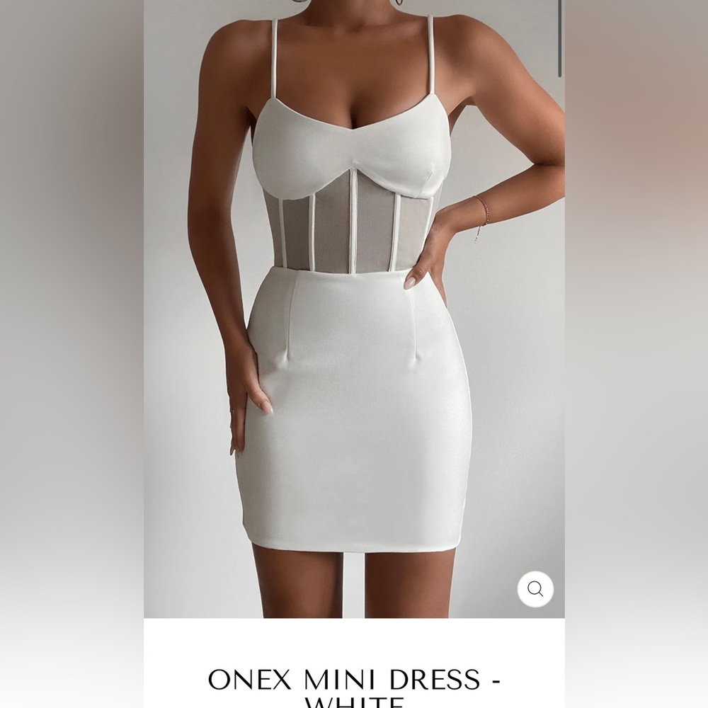 Jaus-White Mini Dress-only worn once